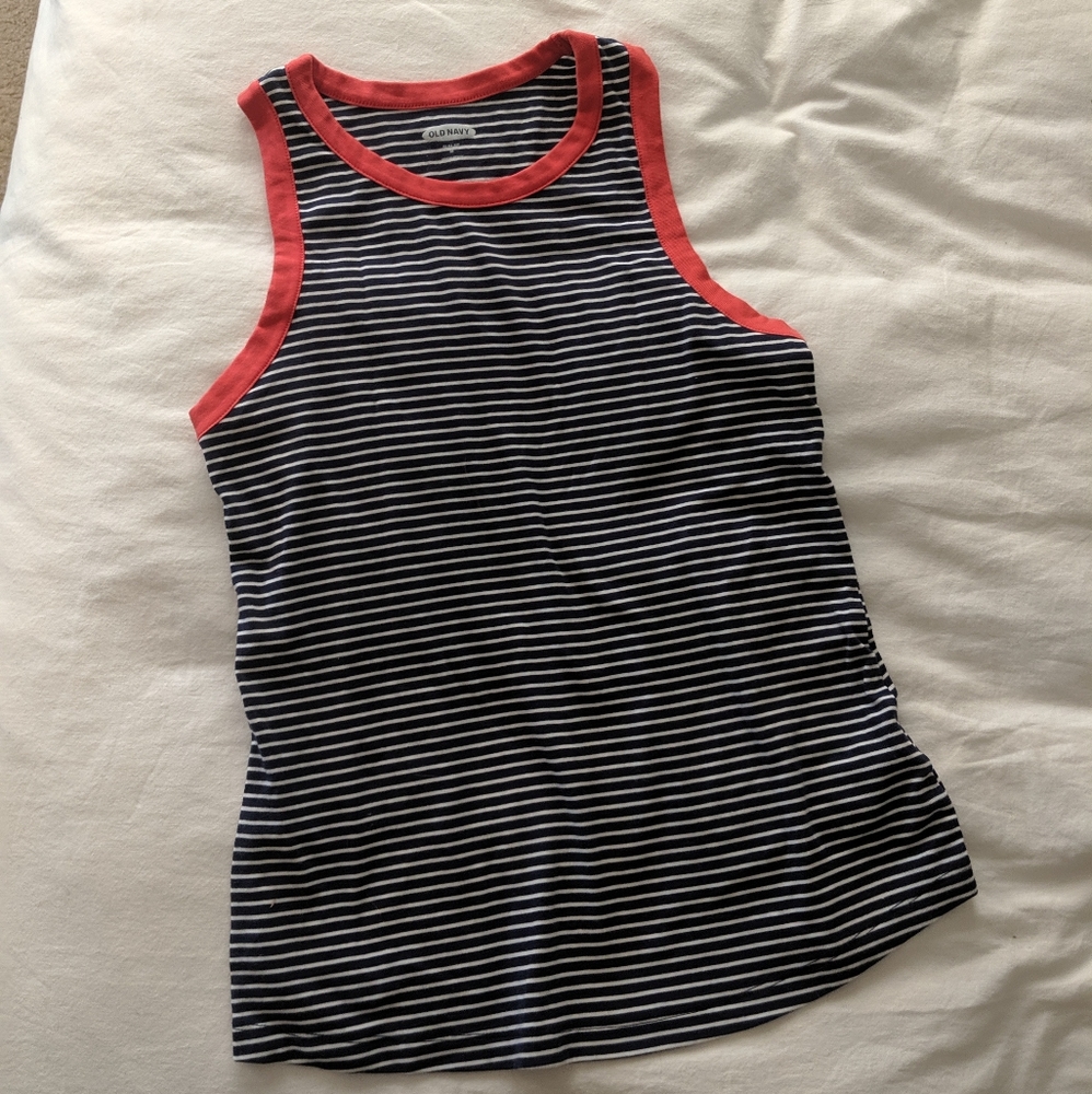 Red, white and blue tank